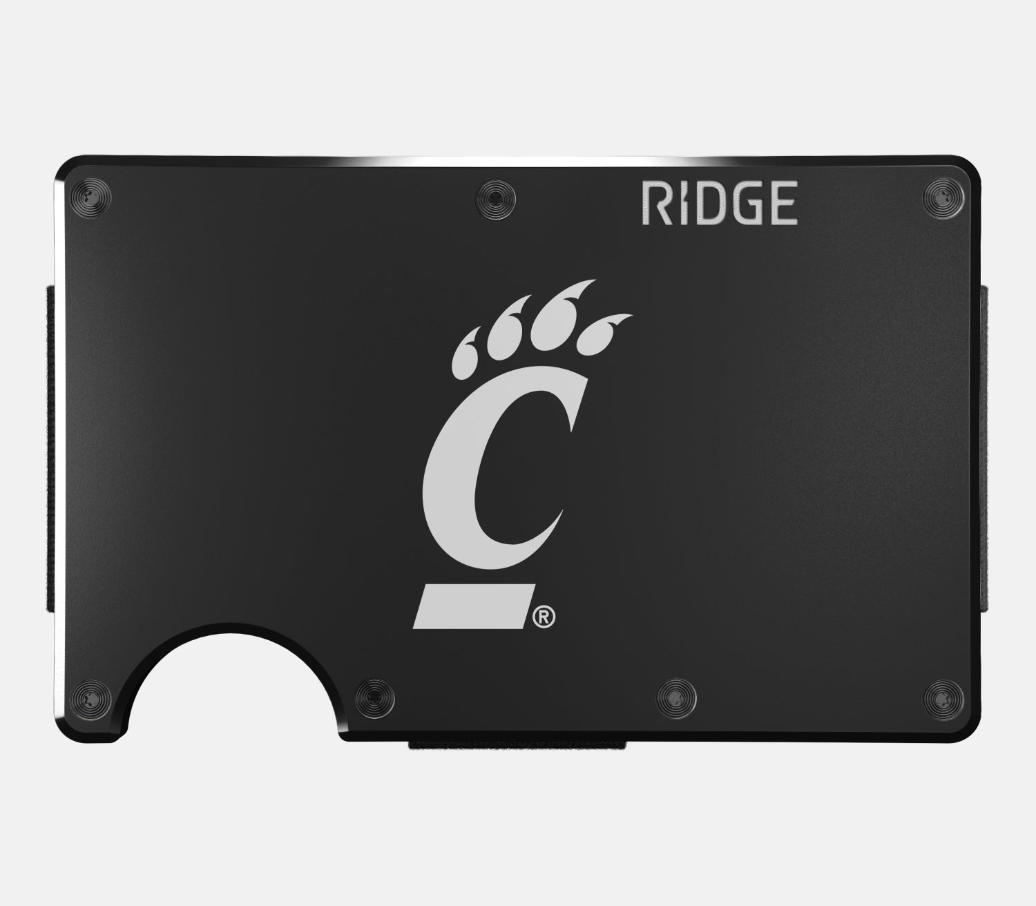 Ridge Wallet for Men - Slim RFID Blocking Minimalist Front Pocket Wallet - Perfect for Everyday Carry, Travel & Gifts - Cincinnati Bearcats Edition