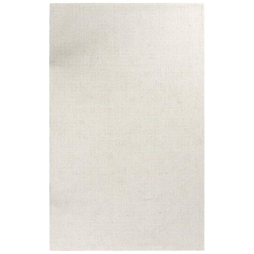 Alora Decor London 5' x 8' Hand-Tufted Tweed Ivory & White Area Rug - Soft Living Room Rug for Cozy Home Decor