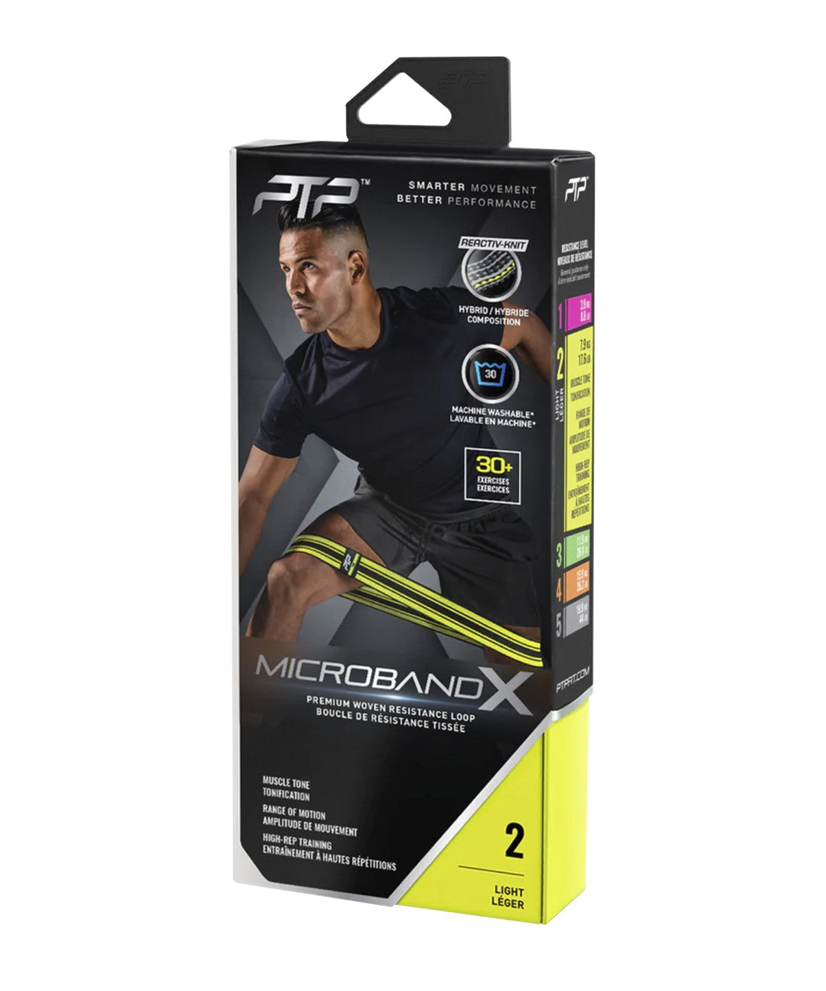 Premium Microband X Light Woven Resistance Band for Home Workouts, Yoga, Pilates & Strength Training – Portable Fitness Equipment for Men & Women