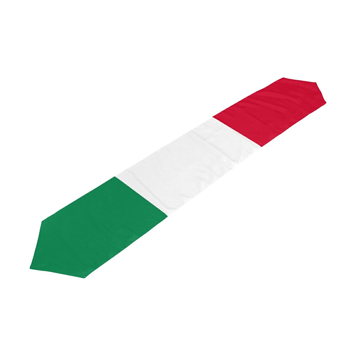Poeticcity Italy Flag Double Sided Table Runner 13x70 Inches - Wedding, Dining Room, Kitchen Decor, Party & Home Celebration Tablecloth