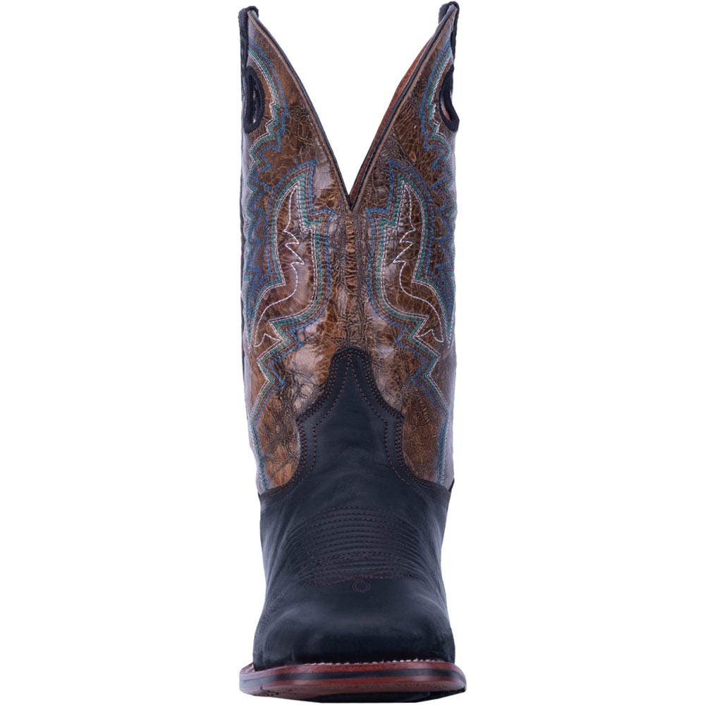 Laredo Men's Red River Western Boots - Genuine Leather Cowboy Boots for Men, Comfortable & Durable Riding Boots - Perfect for Country Dancing, Rodeo, and Outdoor Adventures