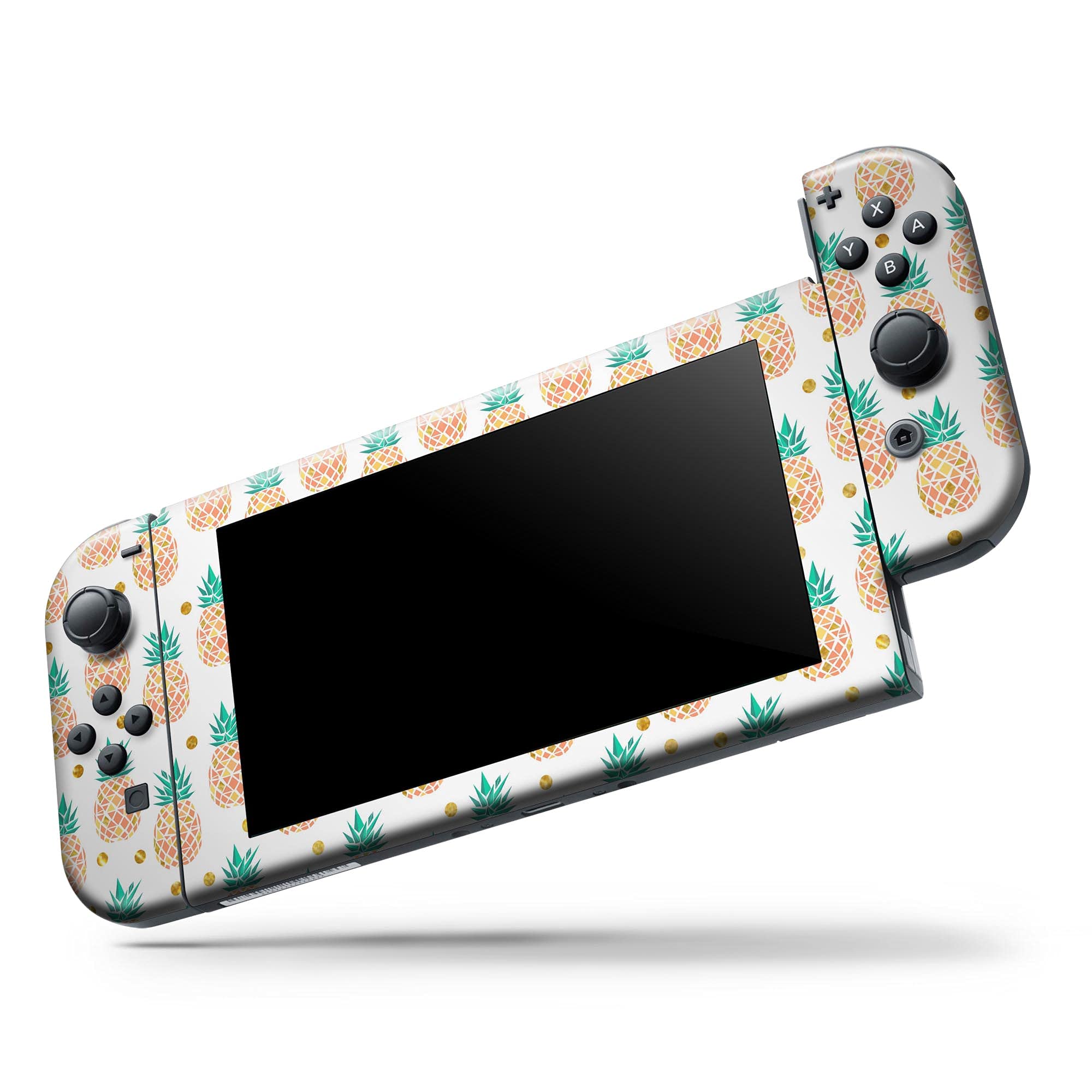 Nintendo Switch Dock Skin Decal - Tropical Pineapple Vinyl Wrap Cover | Scratch-Resistant, Removable Protective Case | Perfect for Gaming Setups & Summer Themed Decor