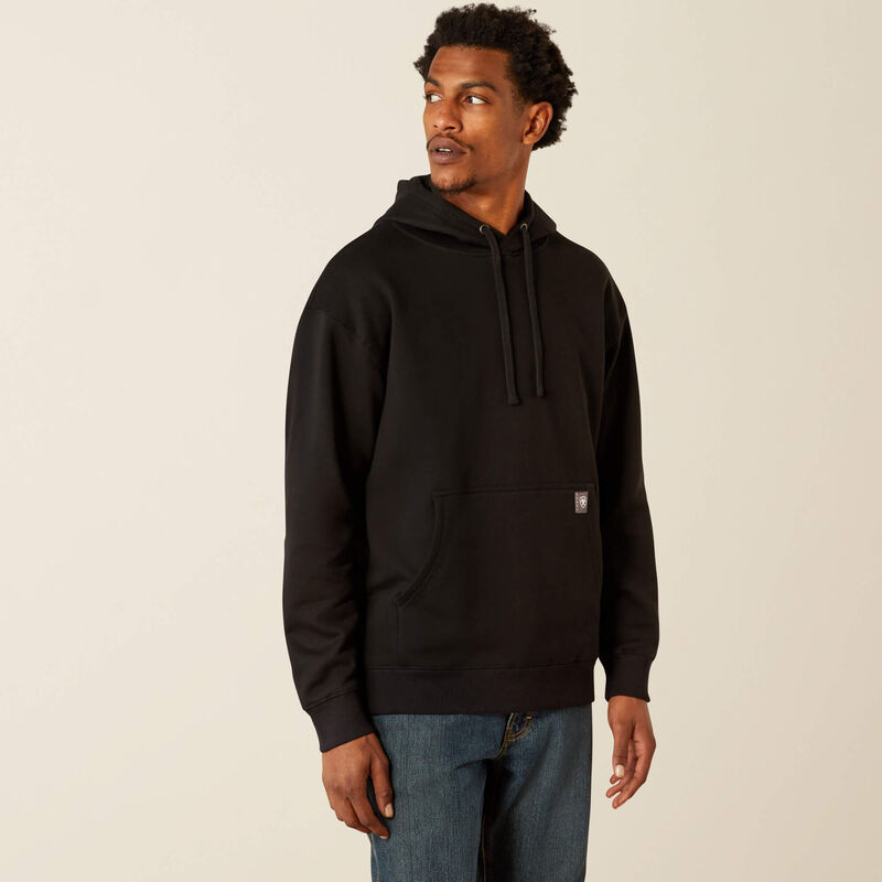 Workman Hardhead Hoodie - Black - Durable & Comfortable Workwear for Construction & Outdoor Activities