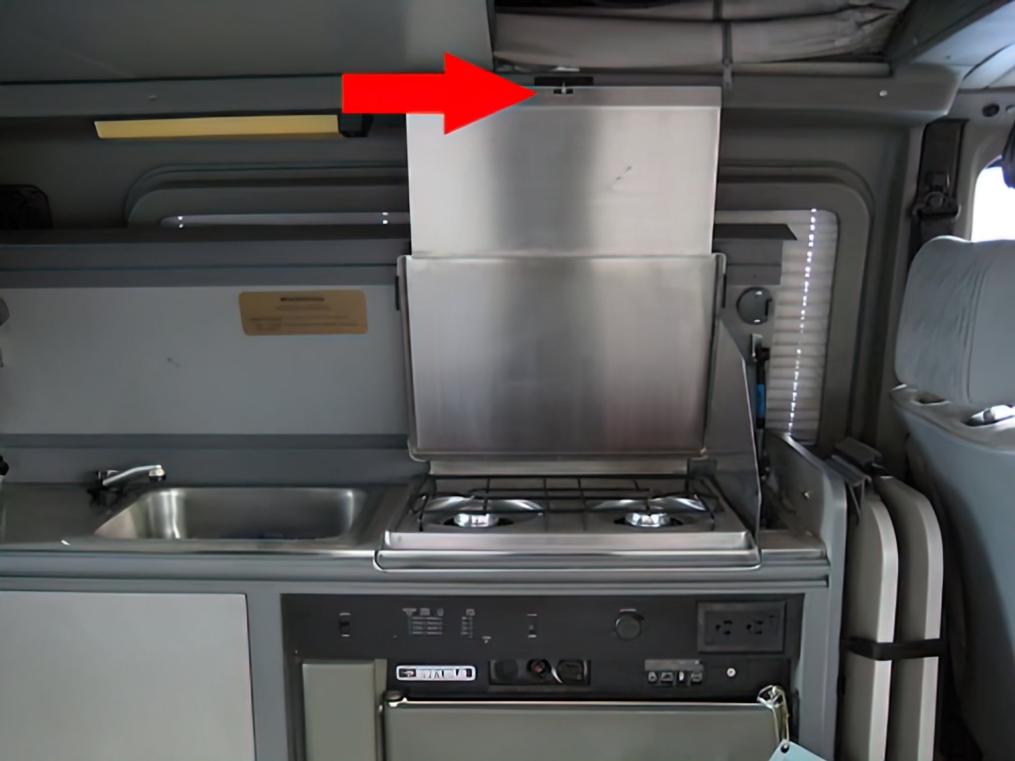 Eurovan Camper Stove Lid Latch - Secure & Durable Replacement Part for VW Camper Van Cooking | Perfect for Outdoor Camping & Road Trips