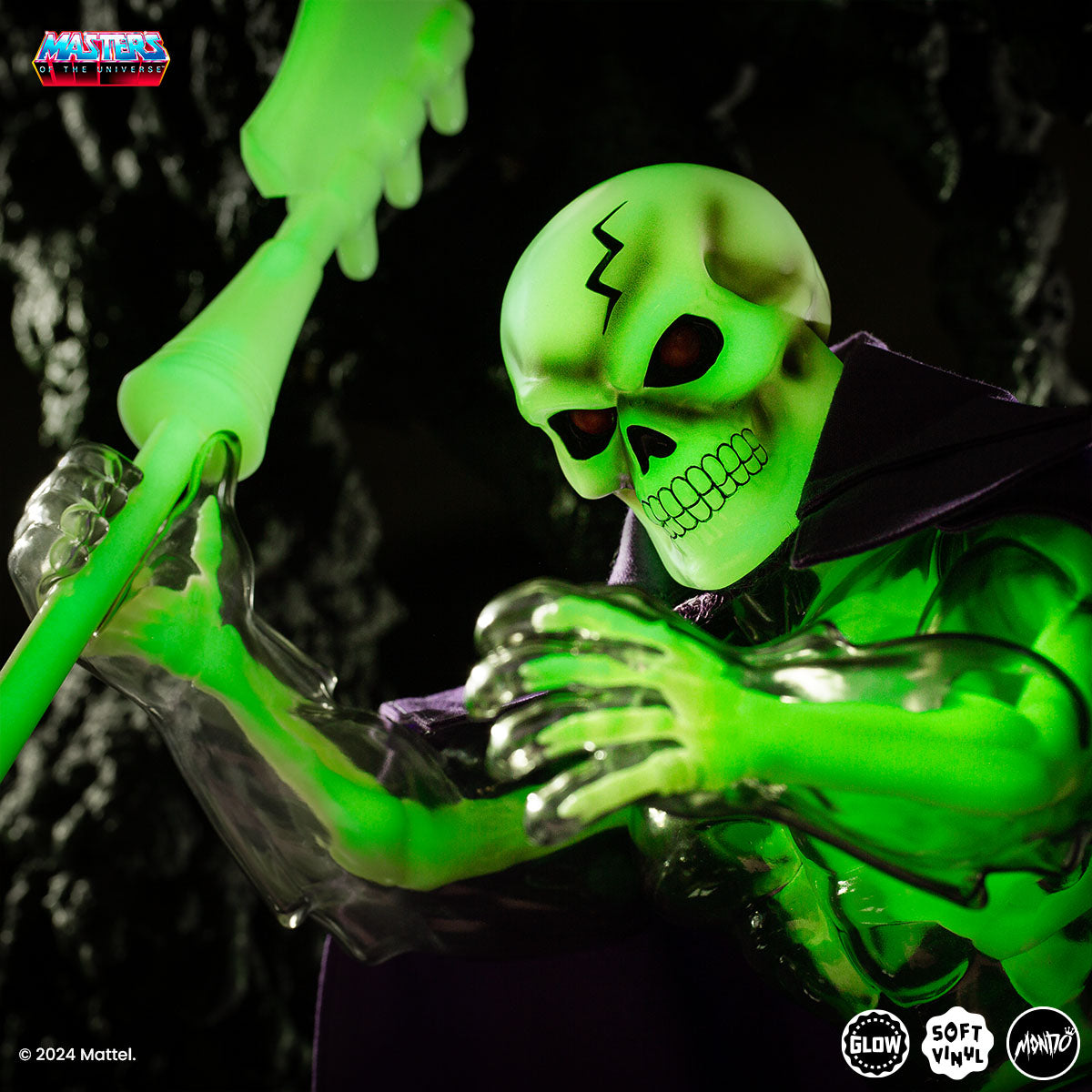 Masters of the Universe Scareglow Soft Vinyl Figure - Limited Timed Edition Collectible Toy for Display & Gift Giving