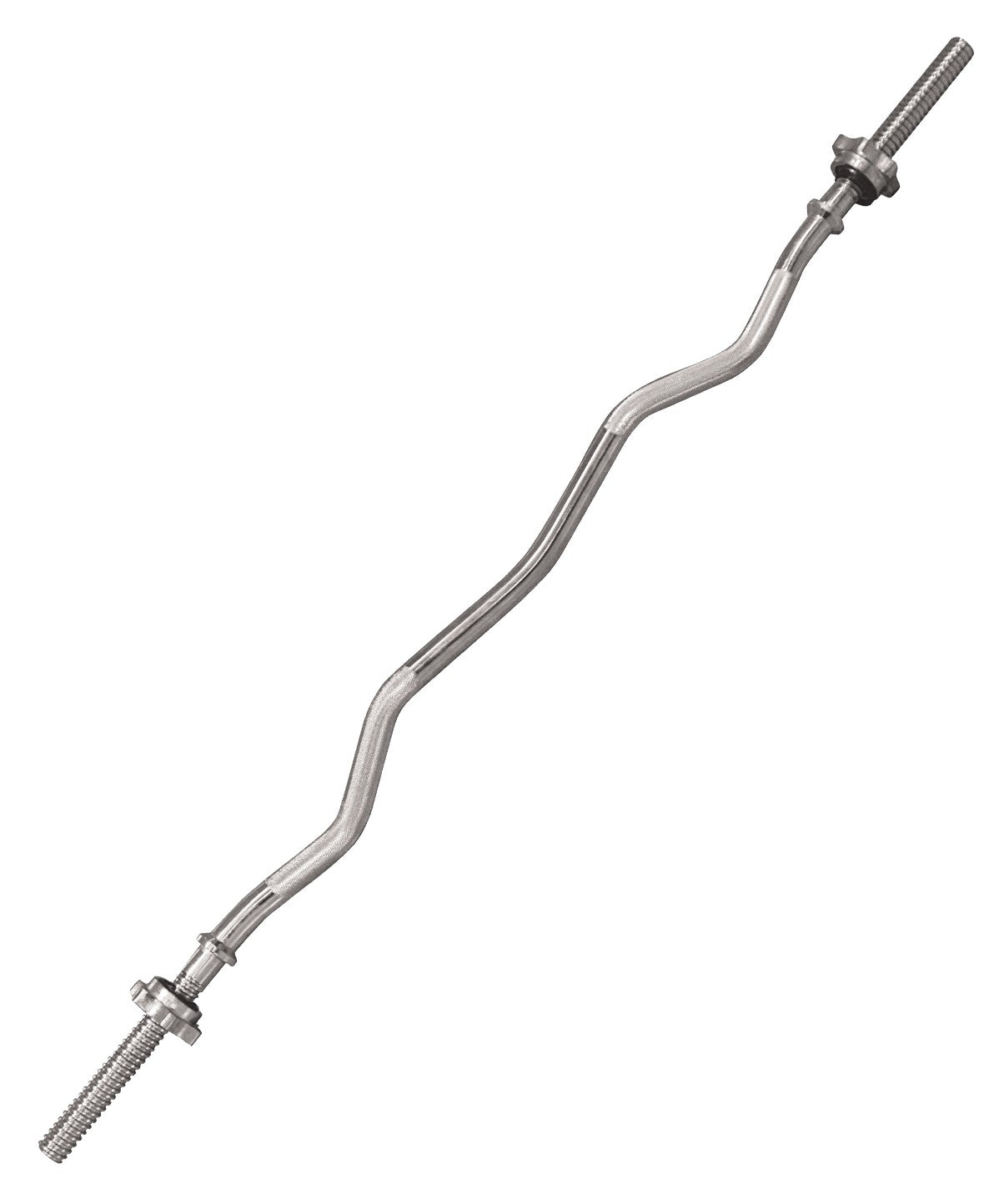 EZ Curl Bar with Spinlock - Premium Olympic Barbell for Home & Gym Workouts - Perfect for Bicep Curls, Triceps Extensions & Strength Training