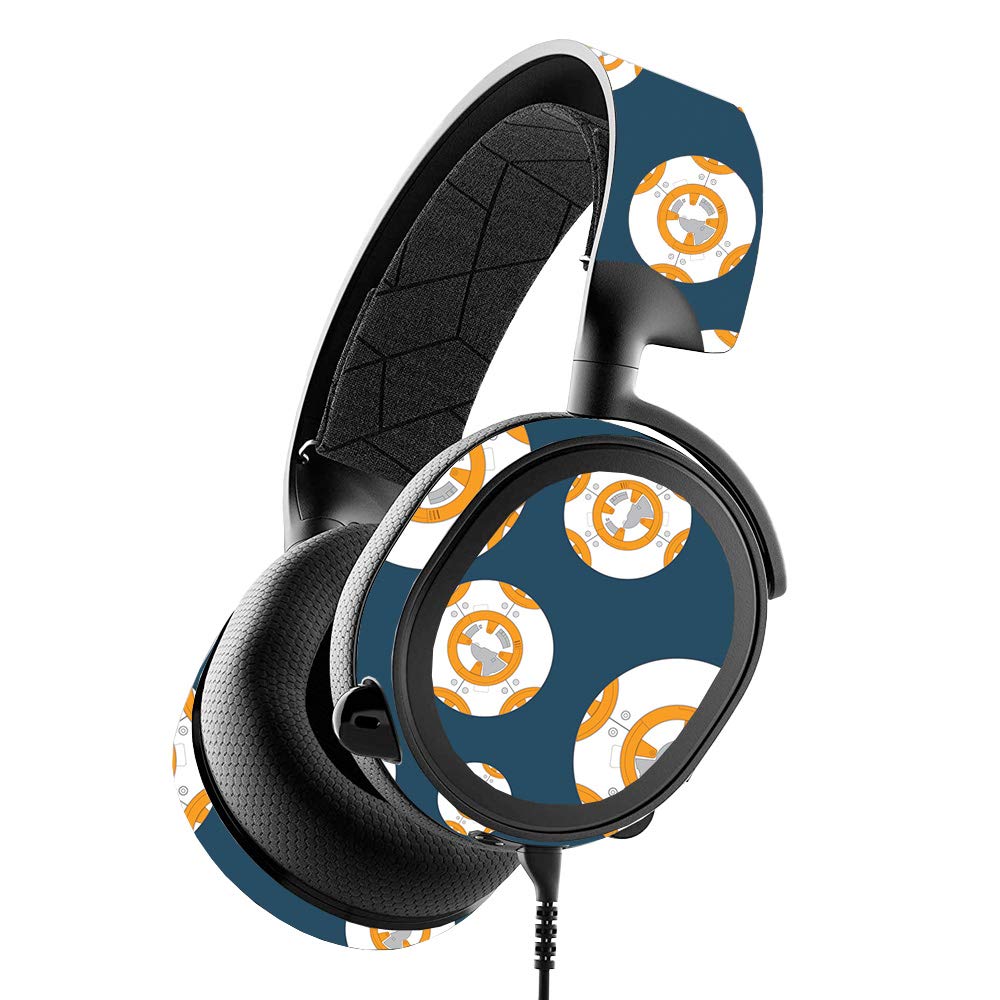 MightySkins Vinyl Decal Wrap Cover for SteelSeries Arctis 3 Headphones - Mini Galaxy Bots Design | Protective & Durable Skin | Easy to Apply & Remove | Made in USA | Perfect for Gaming, Travel & Personalization