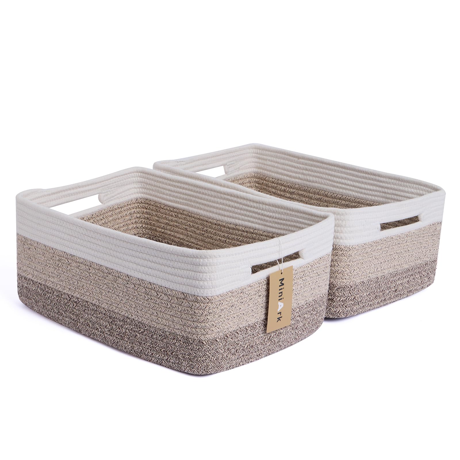 Large Woven Storage Baskets for Shelves & Closets - 17