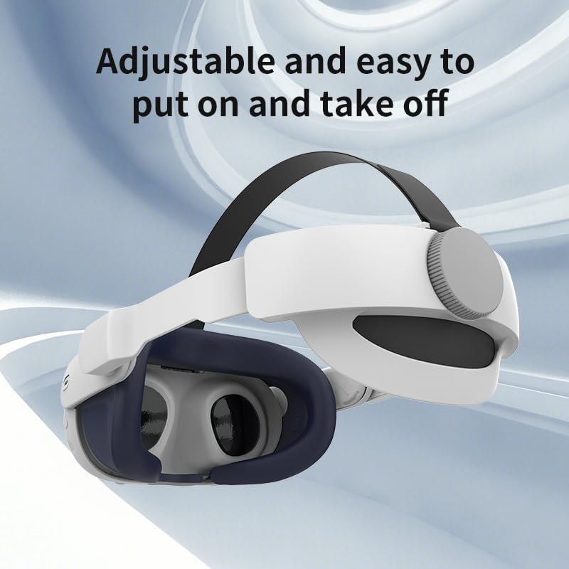 Meta Oculus Quest 3 Head Strap - Adjustable Elite Strap for Enhanced VR Comfort & Support | Perfect for Gaming, Fitness, and Virtual Reality Experiences