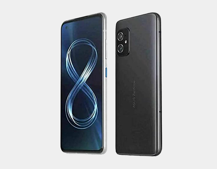 ASUS ZenFone 8 ZS590KS 5G Smartphone - Unlocked GSM Dual SIM, 256GB Storage & 12GB RAM, Compact Flagship Phone (Black) - Perfect for Gaming, Photography & Business Travel