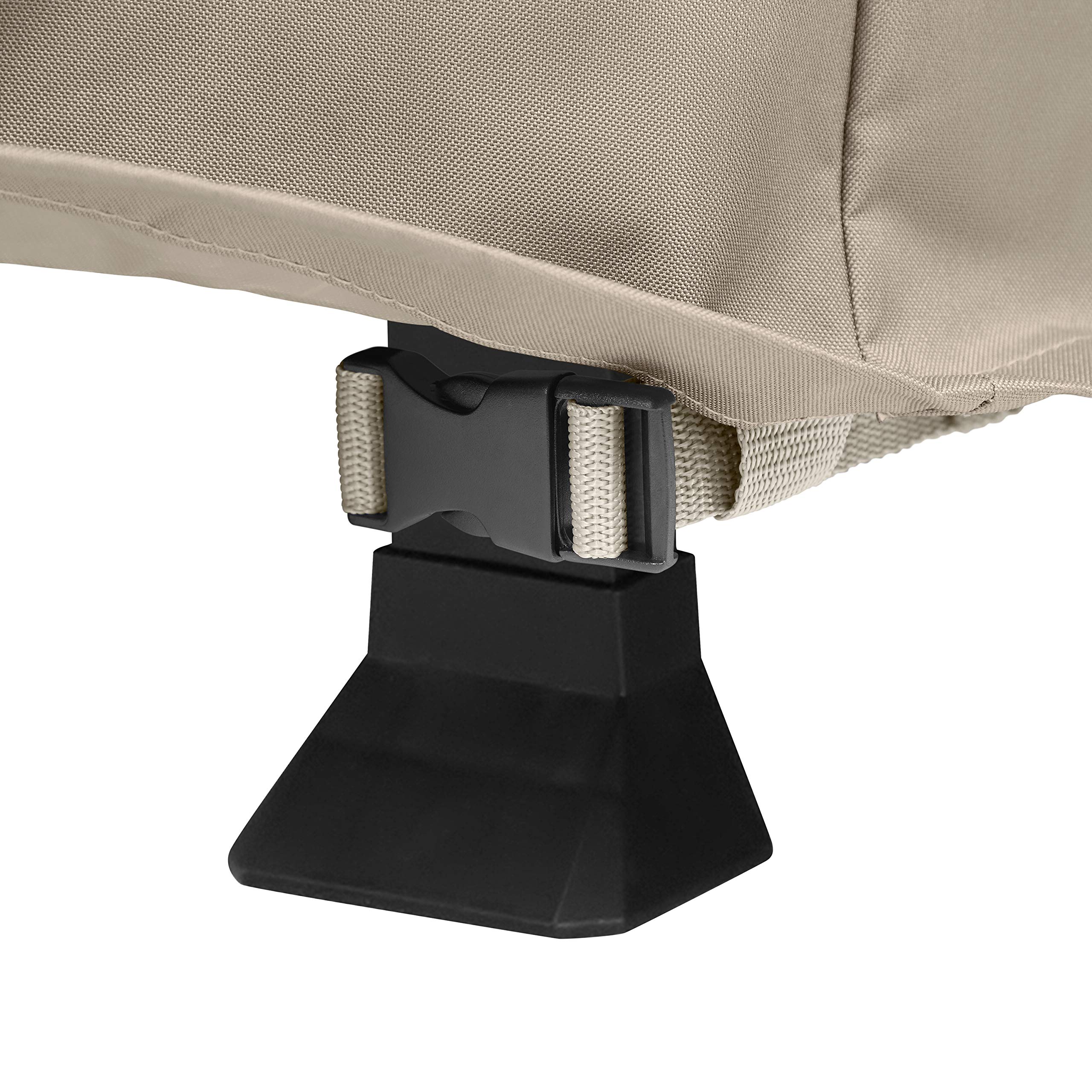 Storigami 140-Inch Water-Resistant Patio Furniture Cover – Easy Fold, Goat Tan – Outdoor Sofa & Chair Protector for Rain, Snow & UV Protection | Perfect for Decks, Gardens & Poolside