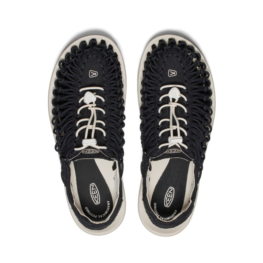 UNEEK Men's Canvas Shoes - Black/Birch | Comfortable & Stylish Sneakers for Casual Wear, Walking & Outdoor Activities