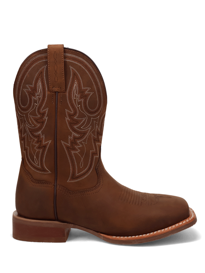 Dan Post DP5172 Men's BRIGSTON Leather Boots - Brown Western Cowboy Boots for Men | Durable & Comfortable for Riding, Work & Casual Wear
