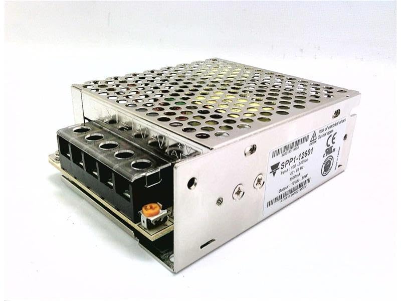CARLO GAVAZZI SPP112601 Enclosed Switching Power Supply 100-240VAC Input 12VDC 5000mA Output - Ideal for Industrial Automation & LED Lighting Systems