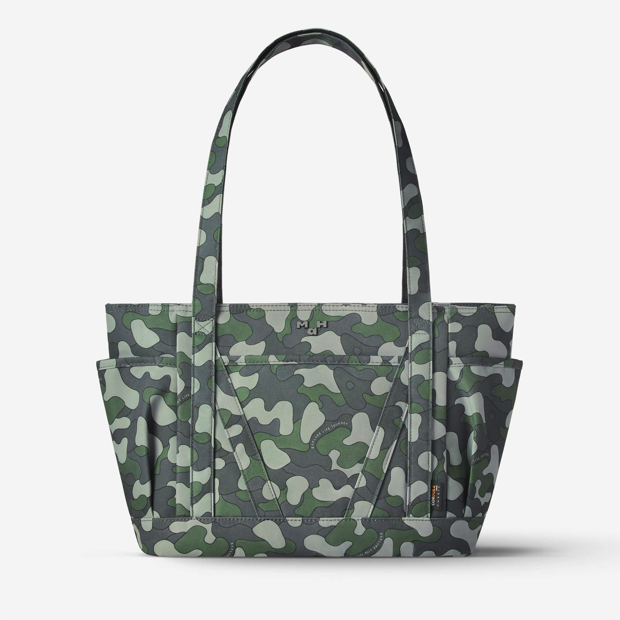 Young Tour Tote Bag | Camouflage Print Waterproof Travel Tote | Perfect for Gym, Beach & Daily Commute