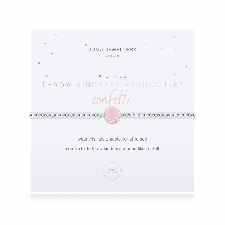 Joma Jewellery Bracelet - A Little Throw Kindness Around Like Confetti - Elegant Beaded Friendship Bracelet for Women - Perfect Gift for Birthday, Anniversary & Everyday Wear