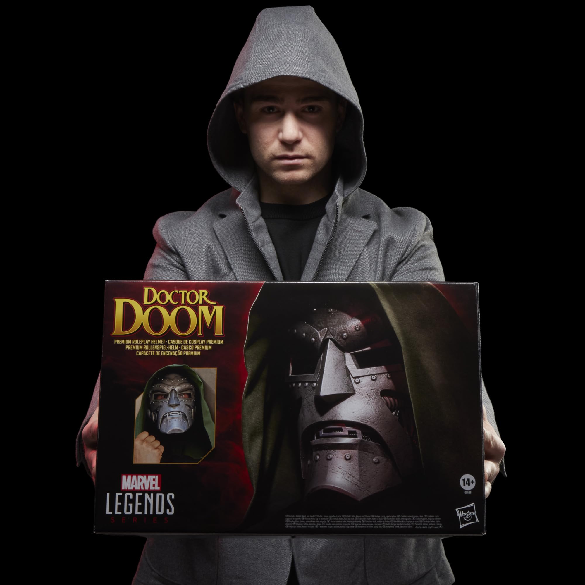 Marvel Legends Series Doctor Doom Premium Roleplay Helmet - Fantastic Four Comics Collectible for Adults - Cosplay, Halloween Costume, Comic Con Accessory