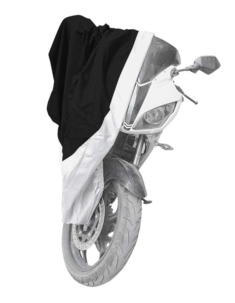Premium 190T Heavy Duty Waterproof Bike Cover for Outdoor Storage - UV, Rain & Dust Protection with Lock Holes - Fits Mountain Bikes, Road Bikes & More (Perfect for Garage, Patio & Long-Term Bike Protection)