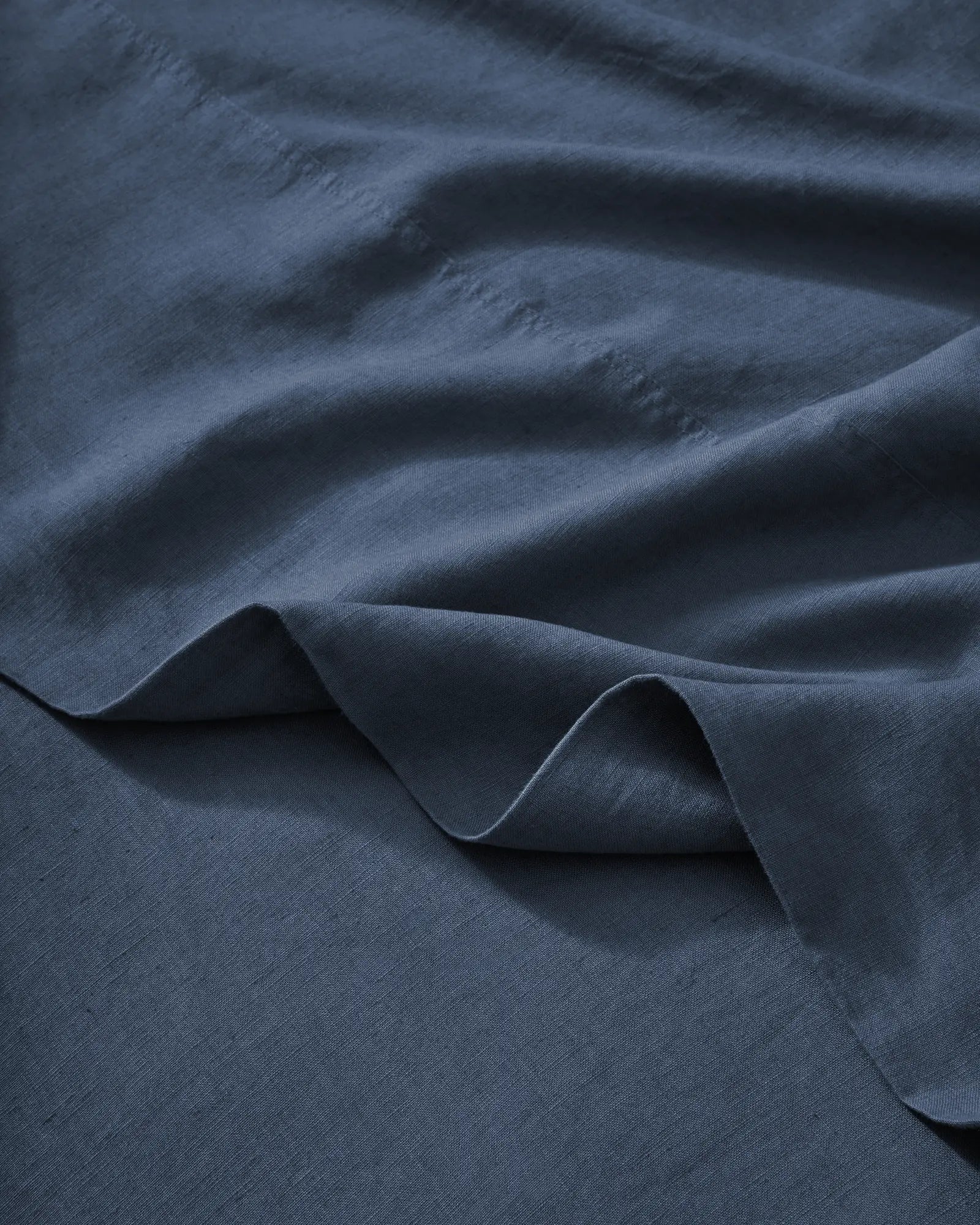 Premium Ravello Flat Sheet Denim - Soft & Durable 100% Cotton Bed Sheet Set - Perfect for Guest Rooms, Dorms & Cozy Bedroom Decor
