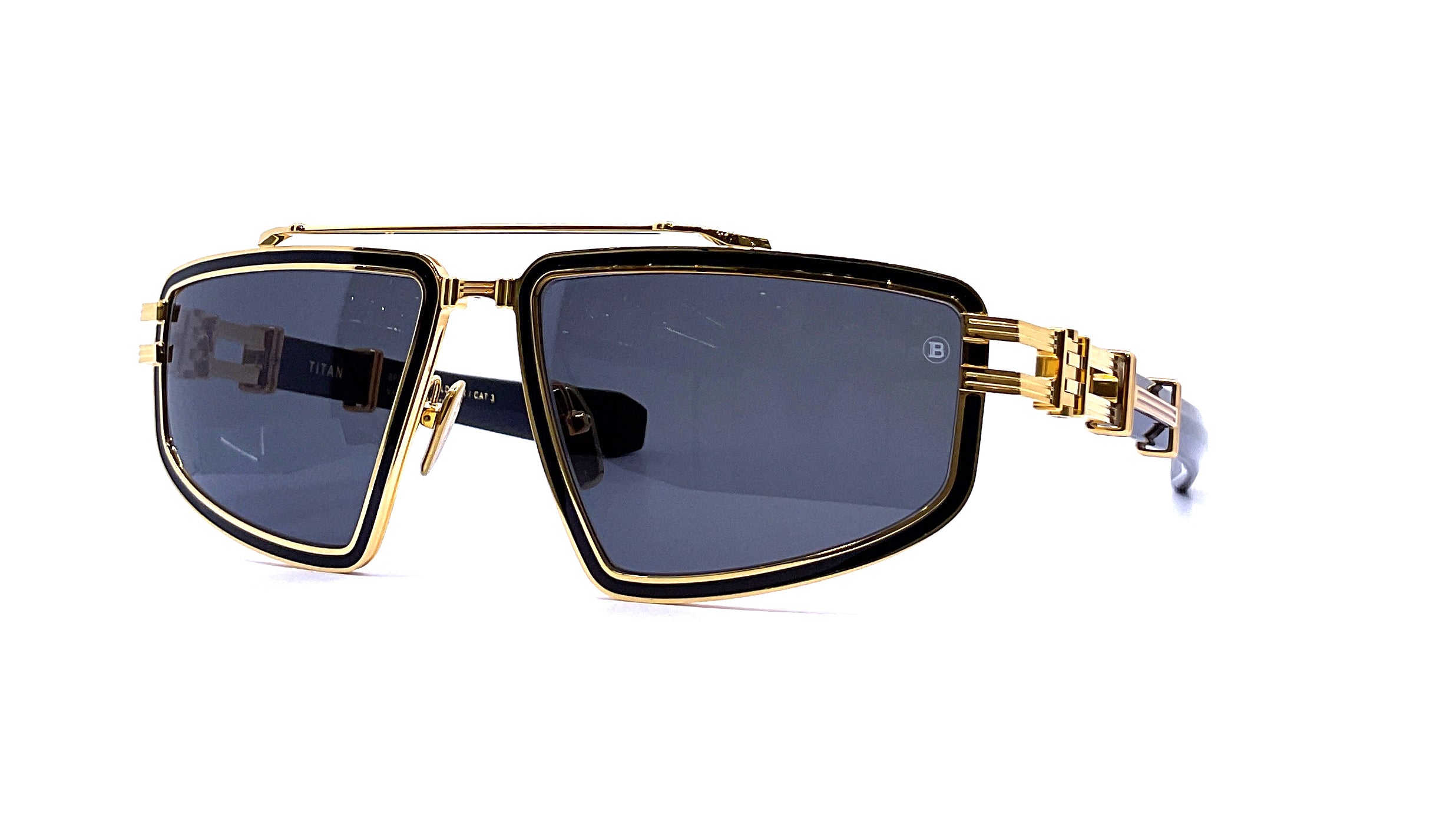 Balmain Titan Gold & Black Luxury Watch - Elegant Dress Watch for Men, Perfect for Business, Formal Events & Special Occasions