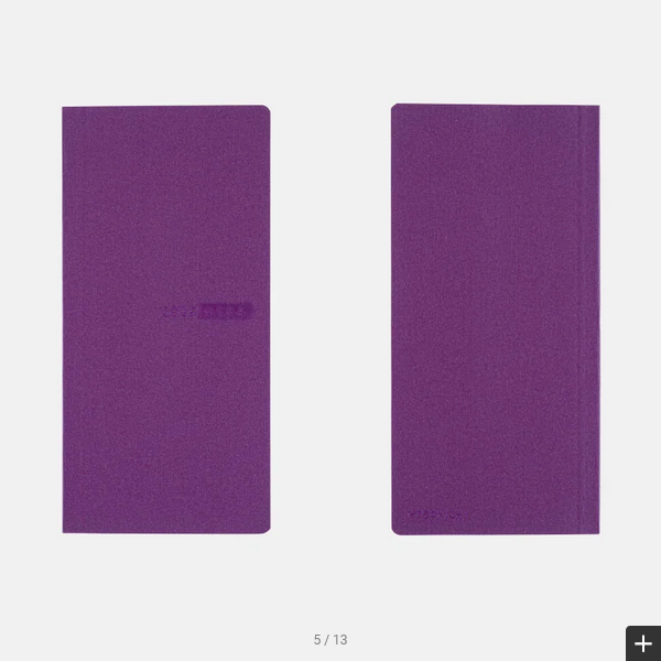 Hobonichi Weeks MEGA 2025 Planner - Softcover Weekly Horizontal Notebook, January Start, Monday Start, English Edition (Rich Purple) | Perfect for Journaling, Scheduling & Productivity Tracking