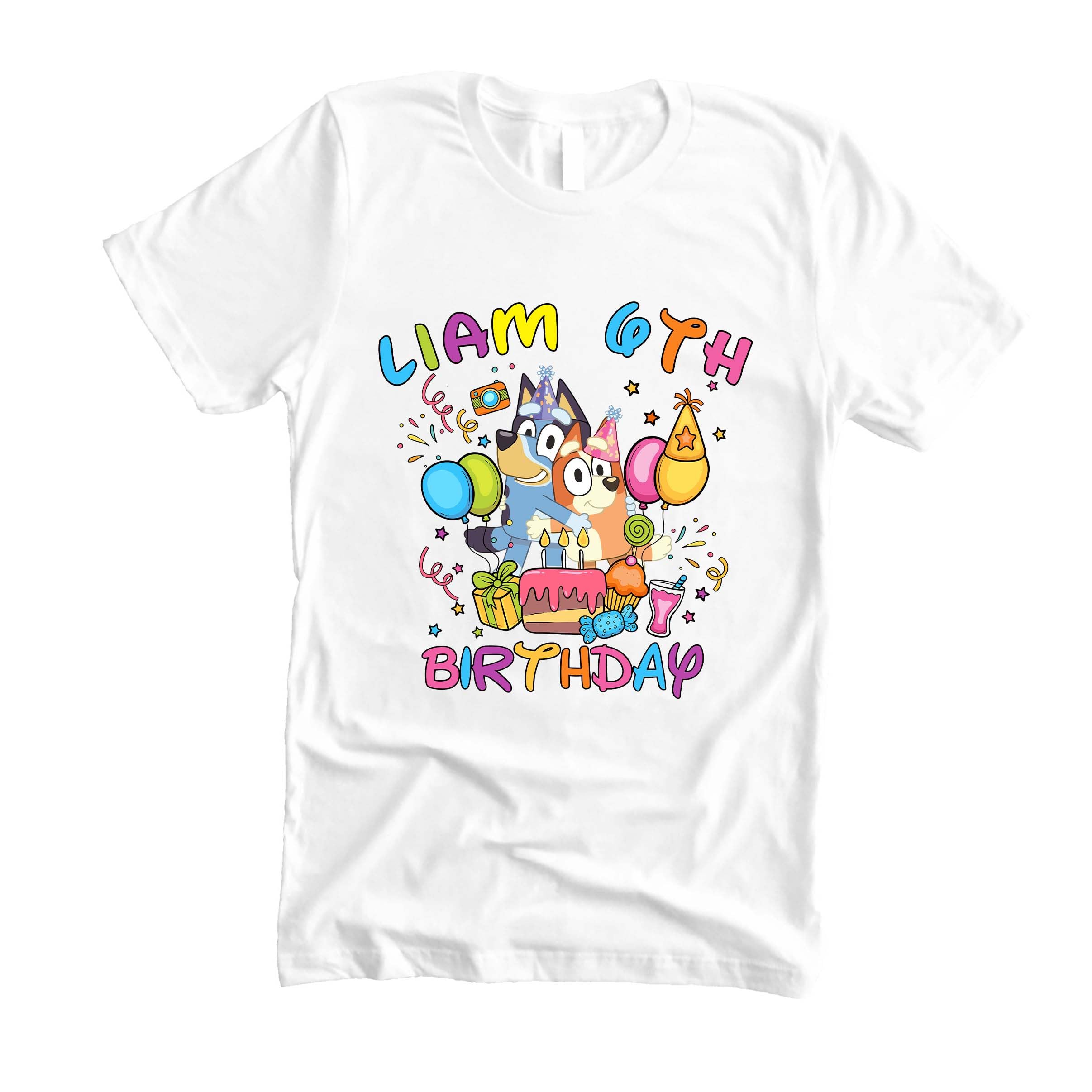 Custom Dog Birthday Shirt for Boys - Personalized Name & Age Dog Lover Tee | Matching Family Dog Theme Party Outfits | Perfect for Birthday Celebrations, Pet Lover Gifts & Dog-Themed Events
