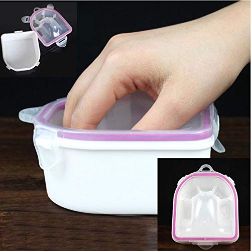 2Pcs Nail Soaking Bowls for Acrylic & Dip Powder Removal - Manicure Soak Off Trays with Acetone - Professional Nail Polish Remover Kit for Home & Salon Use - Perfect for Gel, Acrylic Nails and DIY Manicures