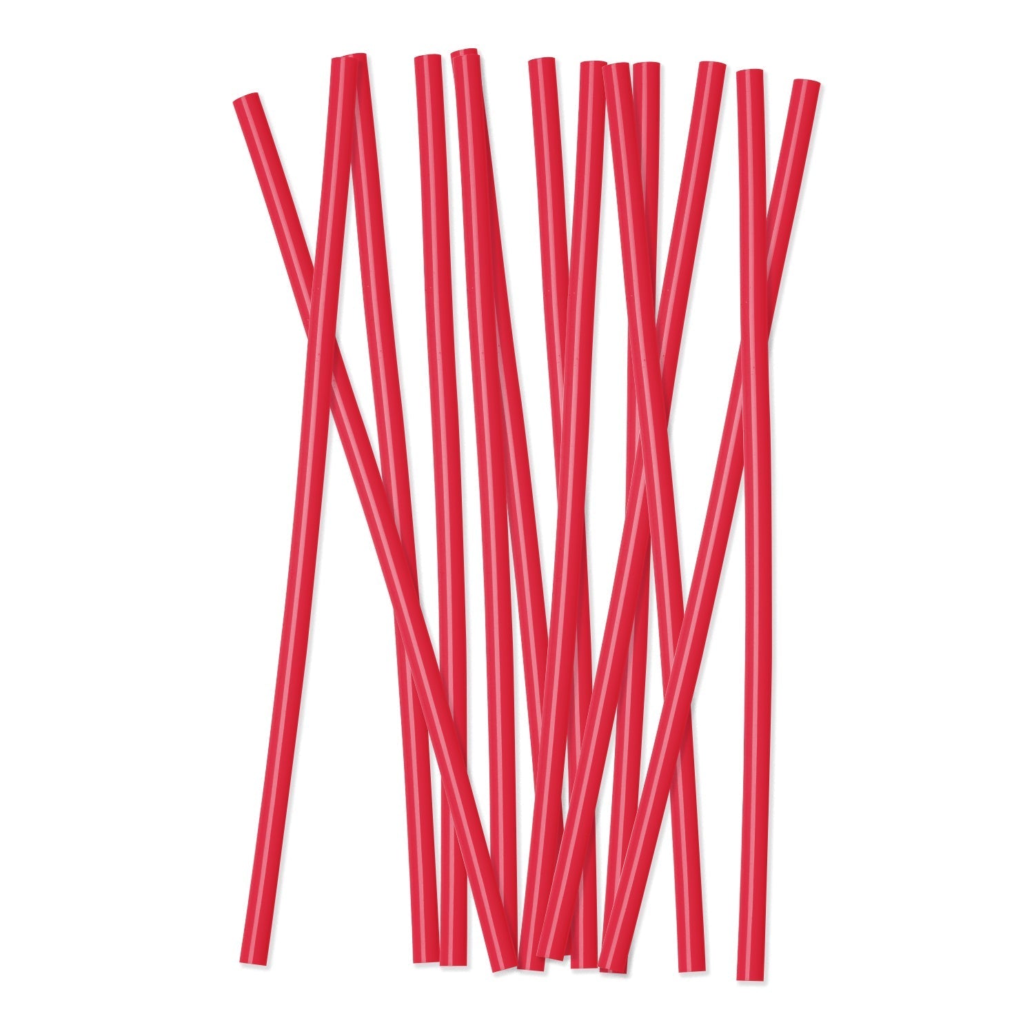 Eco-Friendly Reusable Plastic Drinking Straws - 12 Pack BPA-Free, Dishwasher Safe - Perfect for Smoothies, Cocktails & Iced Coffee at Home or Parties