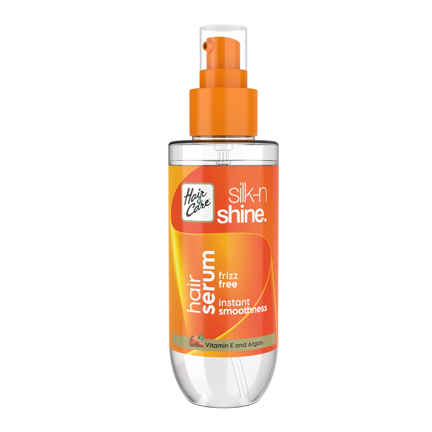 Silk-N Shine Hair Serum with Fruit Vitamins for Frizz Control & Shine - 3.4oz/100ml - Perfect for Daily Hair Care & Styling