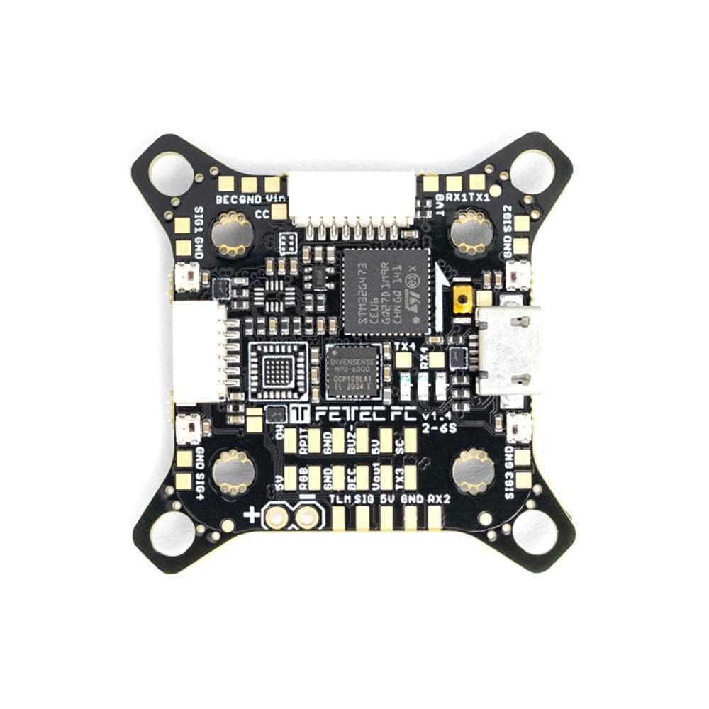 FETtec KISS G4 N V1.7 2 6S 30x30 / 20x20 Flight Controller for FPV Drones - High Performance Quadcopter FC with 6S Support - Perfect for Racing, Freestyle and DIY Drone Builds