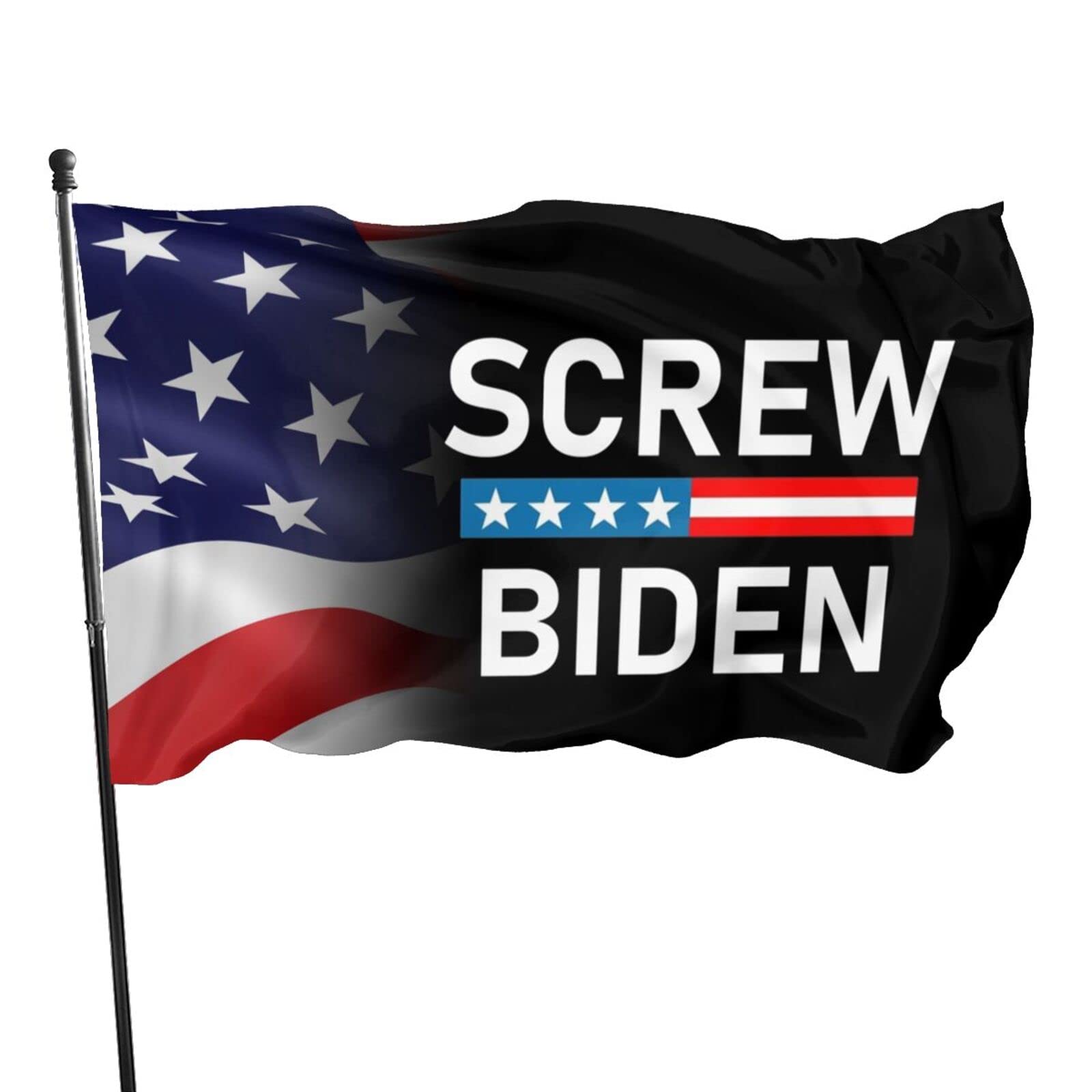 Anti Biden Outdoor Flag 3x5 FT - Patriotic US Flag with Breeze Design for Yard, Garden & Political Protests | Durable Decorative Banner for Home & Outdoor Events