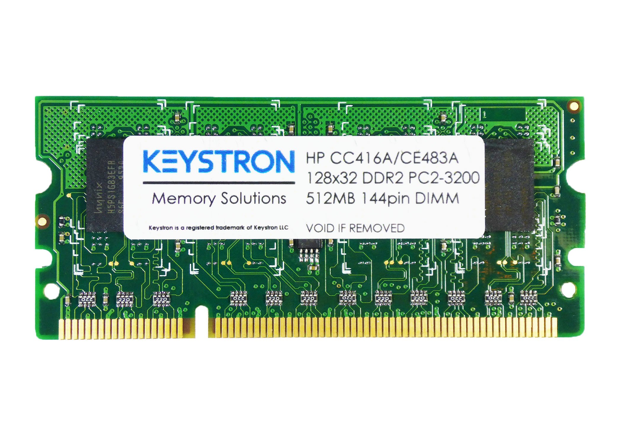 512MB 144-Pin DDR2 x32 Memory DIMM Module for HP LaserJet Enterprise 600 Printer M601 Series (M601n, M601dn) - Replacement RAM Upgrade for Improved Printing Performance