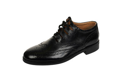 Black Ghillie Brogue Shoes - Classic Lace-Up Dress Shoes for Men | Perfect for Formal Events, Weddings & Scottish Highland Wear