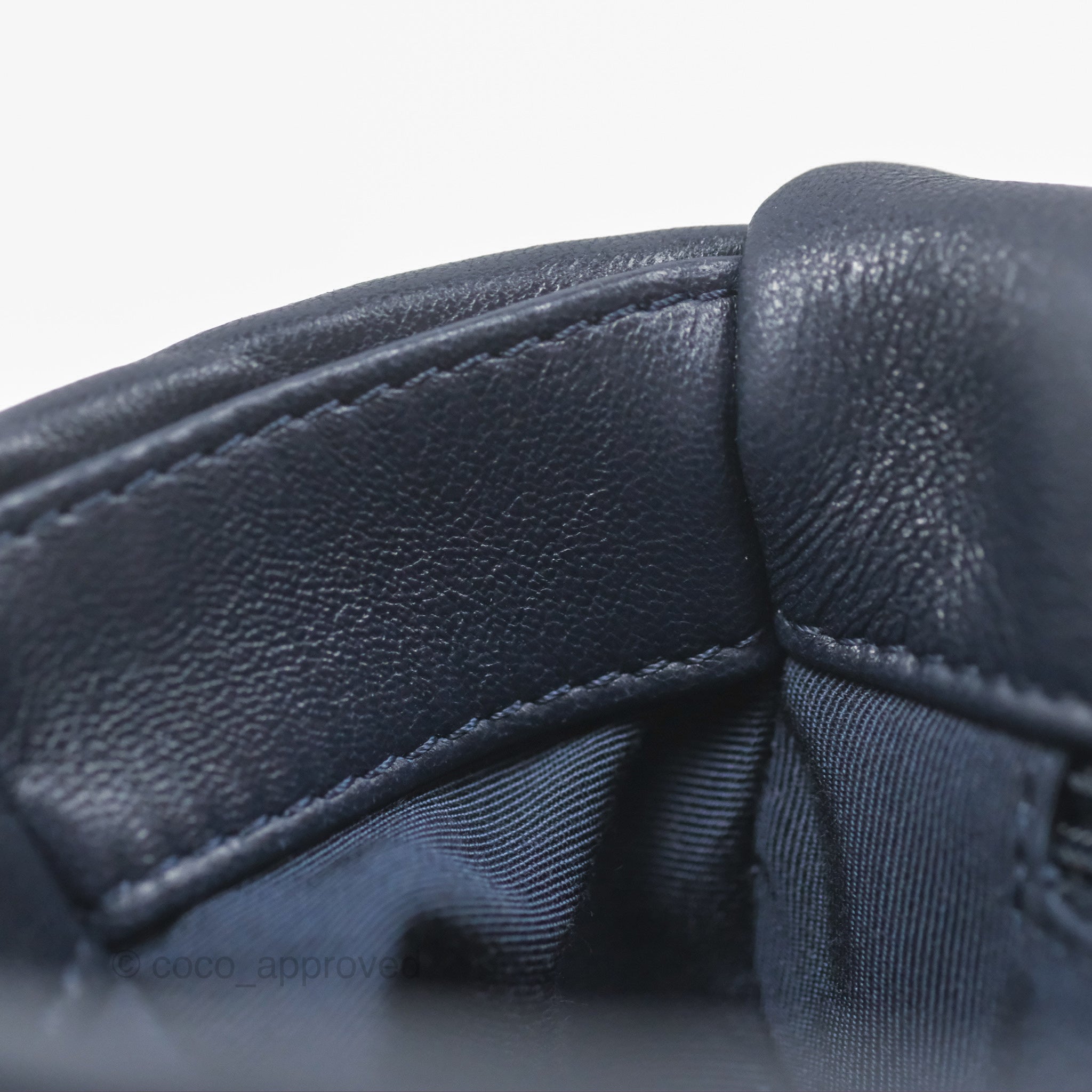 Chanel 19 Small Navy Blue Leather Flap Bag with Mixed Hardware - Luxury Shoulder Bag for Women, Perfect for Work, Date Night & Special Occasions