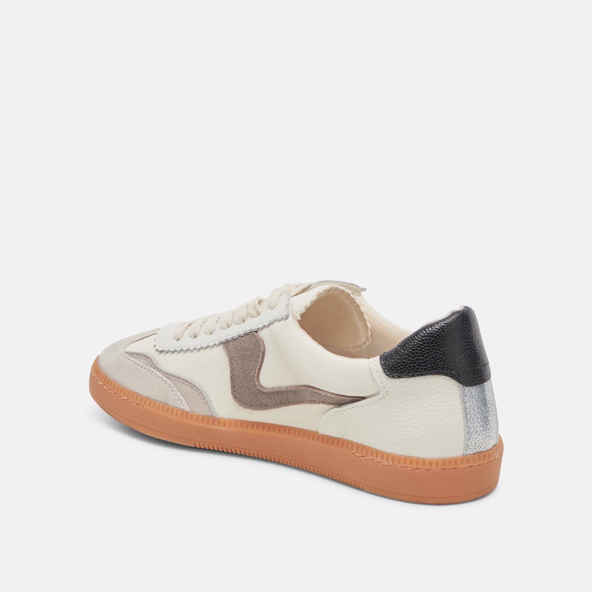 White and Grey Leather Notice Sneakers - Stylish & Comfortable Casual Shoes for Men & Women | Perfect for Walking, Running & Everyday Wear