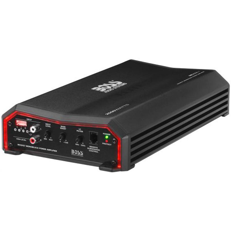 Boss Elite BE2500.1 High Power Car Amplifier - 2500W Mono Class D Amp for Subwoofers | Perfect for Car Audio Systems & Bass Enthusiasts