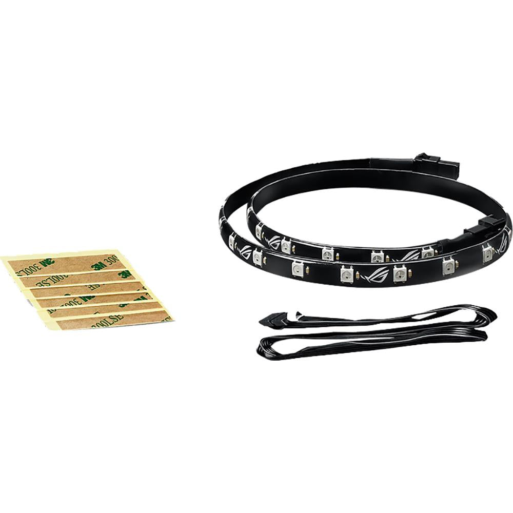 ASUS ROG Aura Sync RGB LED Light Strip - 60cm/2ft Flexible Gaming PC Lighting with Magnetic Backing | Perfect for PC Case, Desk, Monitor & Room Ambient Lighting