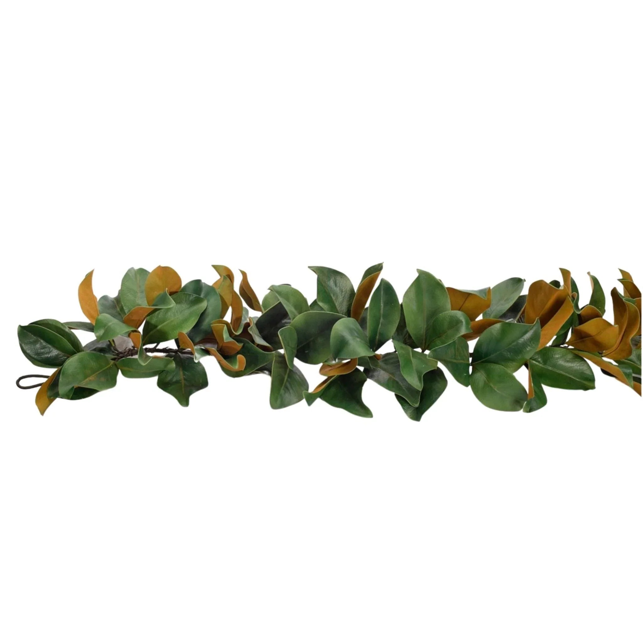 60 Magnolia Leaf Faux Garland - Artificial Greenery for Home Decor, Wedding Centerpieces, and Seasonal Wreaths