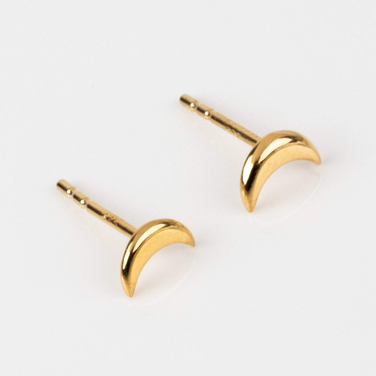 Solid Gold Moon Earrings for Women - Elegant 14K Gold Crescent Hoop Earrings | Perfect for Everyday Wear, Gifts & Special Occasions
