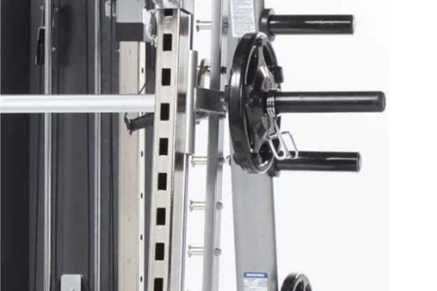 TuffStuff Evolution Smith Machine & Half Cage Set (CSM 725WS) - Home Gym Strength Training Equipment for Weight Lifting & Fitness Workouts
