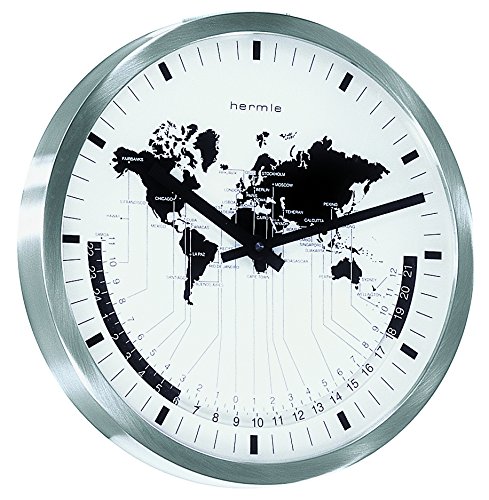 Hermle Airport 30504002100 Wall Clock - Premium German Mechanical Clock for Home & Office Decor | Perfect for Living Room, Bedroom, Study & Office Spaces