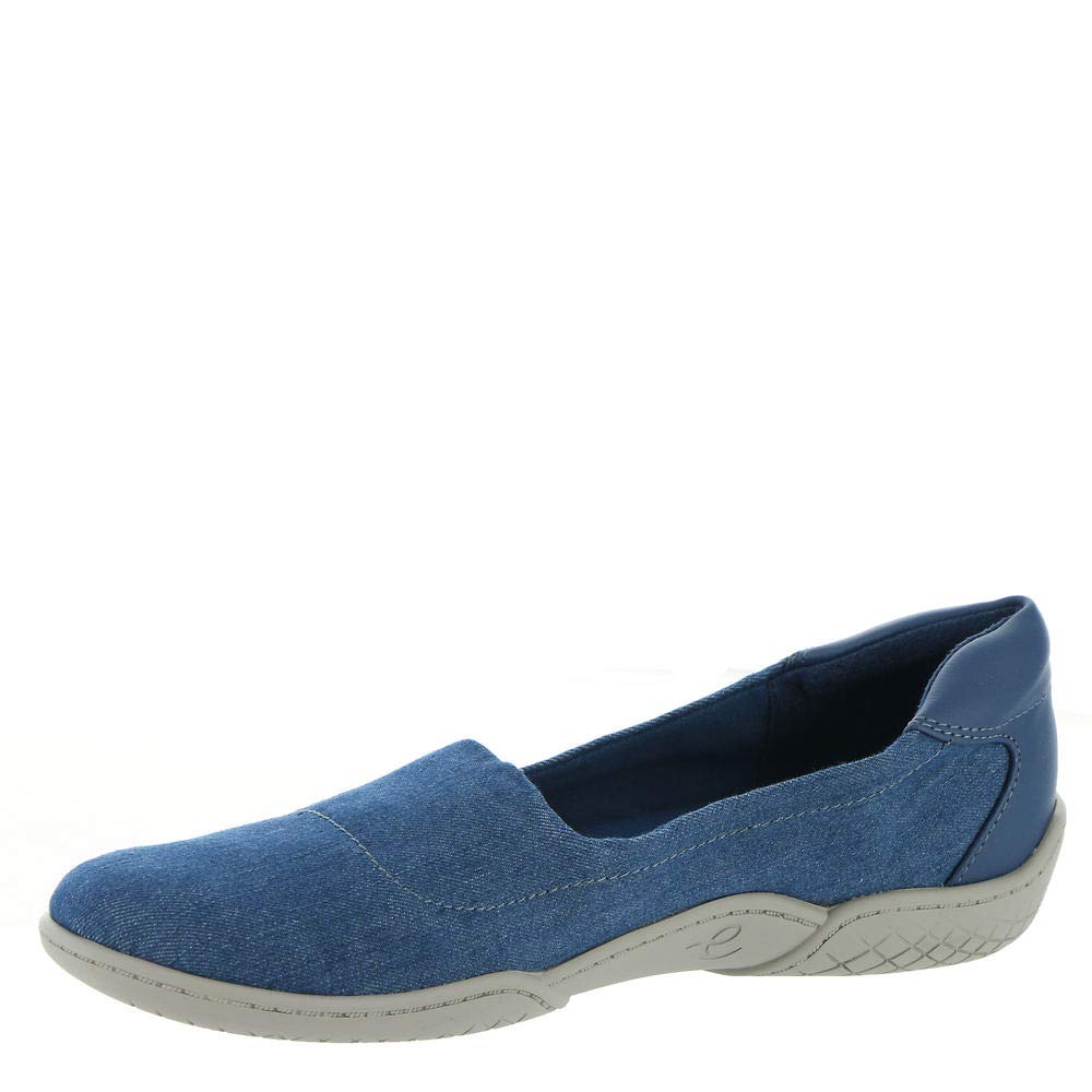 Easy Spirit Women's Comfortable Slip-On Flats - Lightweight Casual Shoes for Walking, Travel & Everyday Wear