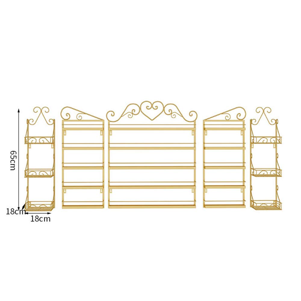 Wall-Mounted Nail Polish Organizer - Metal Display Rack for Nail Salon, Retail Store & Cosmetics Shop - Holds Lipsticks & Perfumes - Perfect for Salon Organization & Retail Product Display