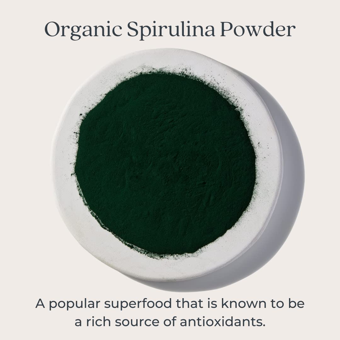 Organic Spirulina Powder by Starwest Botanicals - 4oz | Superfood Supplement for Smoothies, Detox & Immune Support | USDA Certified, Vegan & Gluten-Free