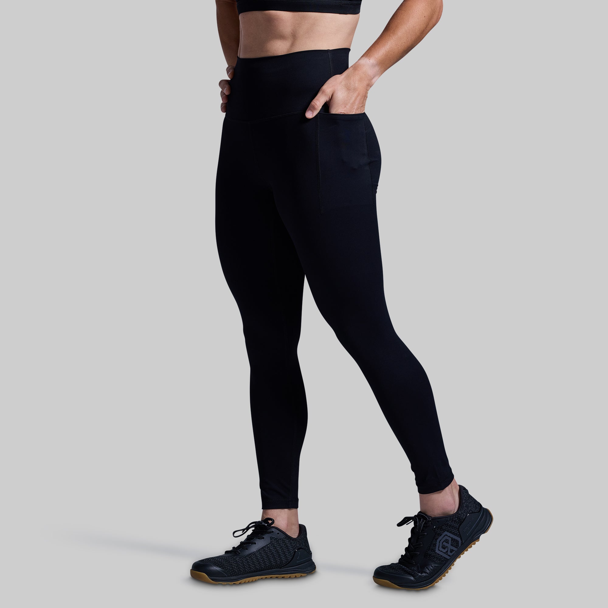 Your Go To Legging 2.0 with Pockets - High Waisted Yoga Pants for Women, Black - Perfect for Workouts, Running, Yoga & Everyday Wear