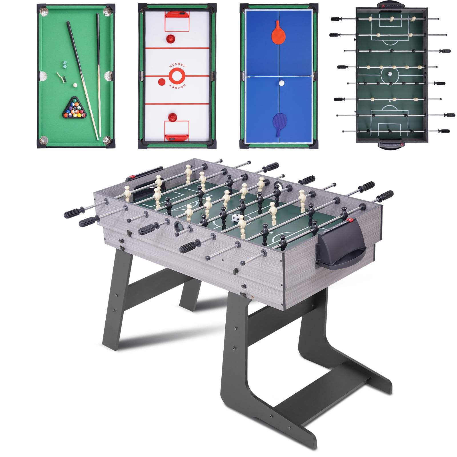 4-in-1 Multi Game Table for Adults - 54