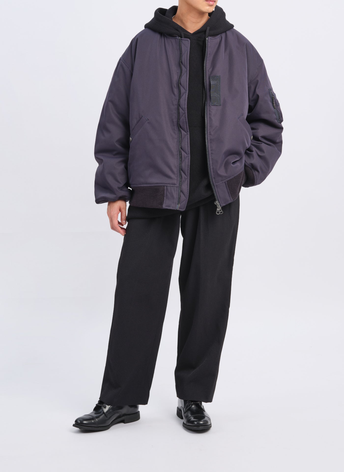 Solotex Primaloft Insulated MA-1 Bomber Jacket - Lightweight Winter Coat for Men, Water-Resistant & Windproof - Perfect for Outdoor Activities, Travel & Casual Wear