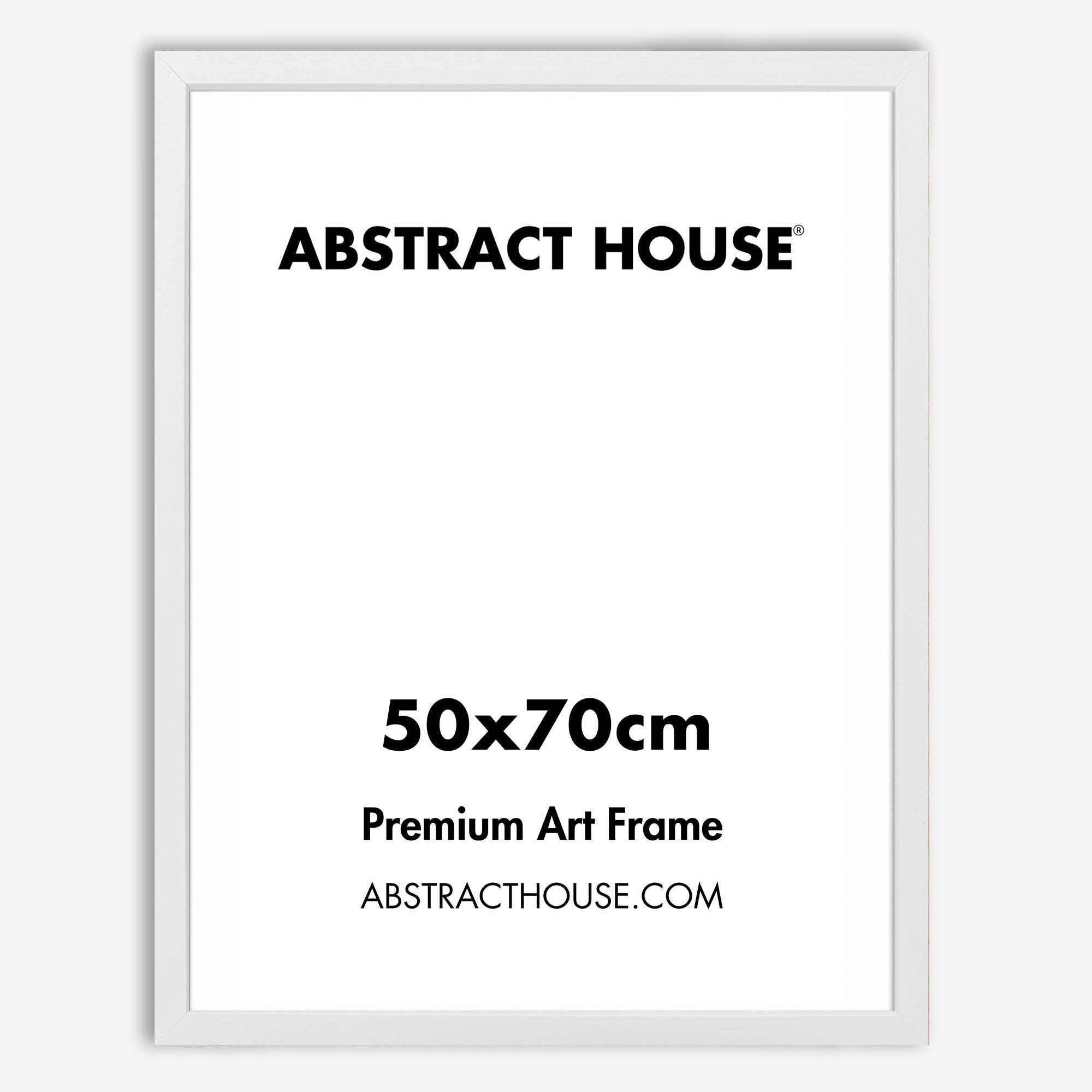 50 x 70 cm Black Picture Frame with Glass Front - Perfect for Wall Art, Photos, Posters & Certificates - Home & Office Decor Display