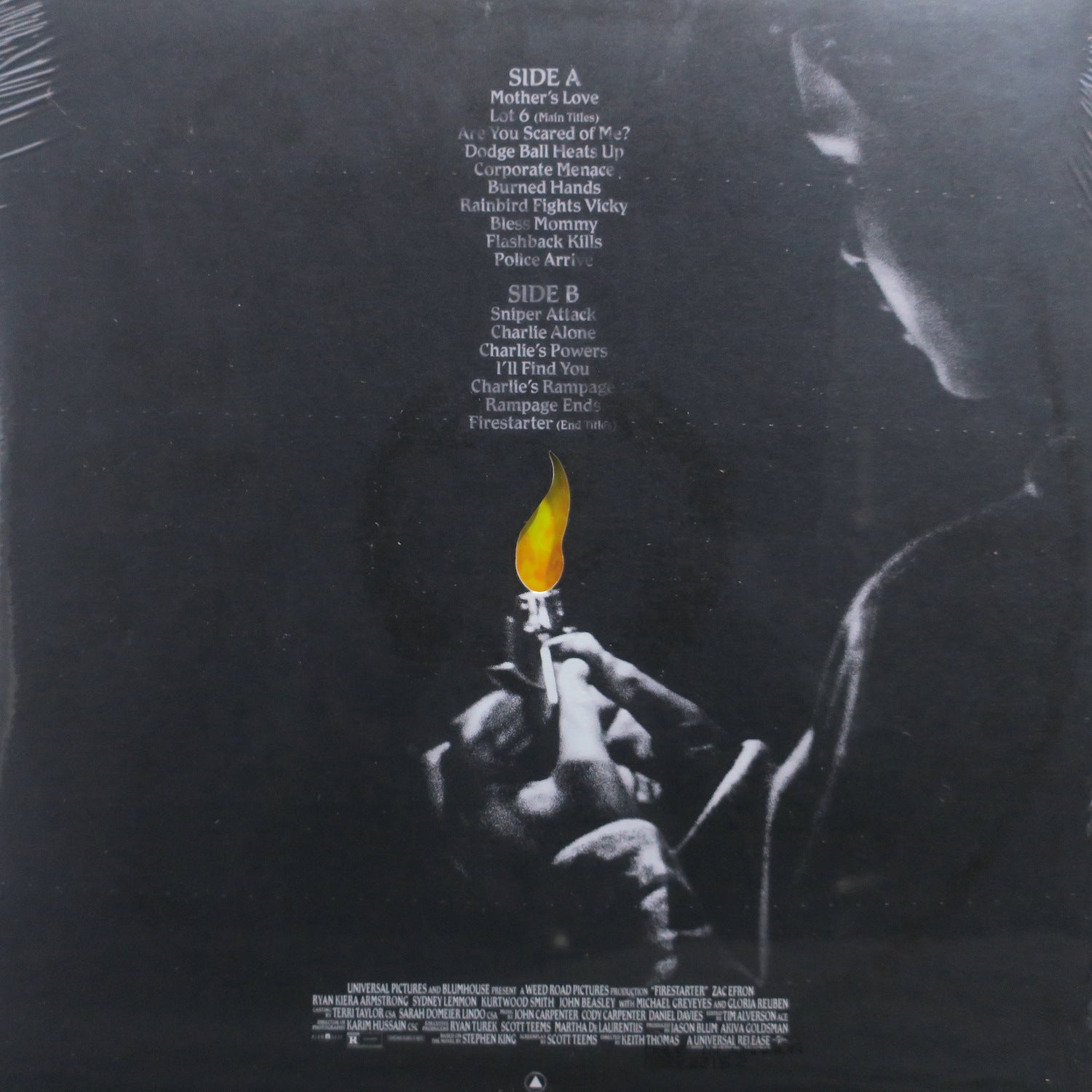 John Carpenter 'FIRESTARTER' Original Motion Picture Soundtrack - Limited Edition Yellow/Bone Vinyl LP - Perfect for Horror Movie Nights & Vinyl Collectors