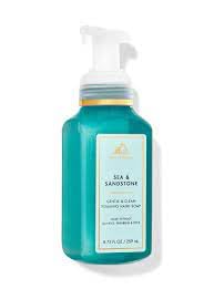 Bath & Body Works Sea & Sandstone Foaming Hand Soap - 8.75 fl oz (259 mL) | Gentle & Clean Formula | Moisturizing & Refreshing | Perfect for Bathroom, Kitchen & Office Use